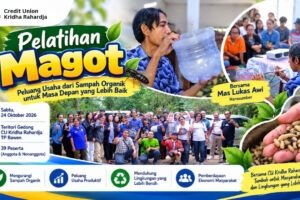 CU Kridha Rahardja Gelar Pelatihan Magot di Teritori Gedong, Dorong Peluang Usaha Ramah Lingkungan